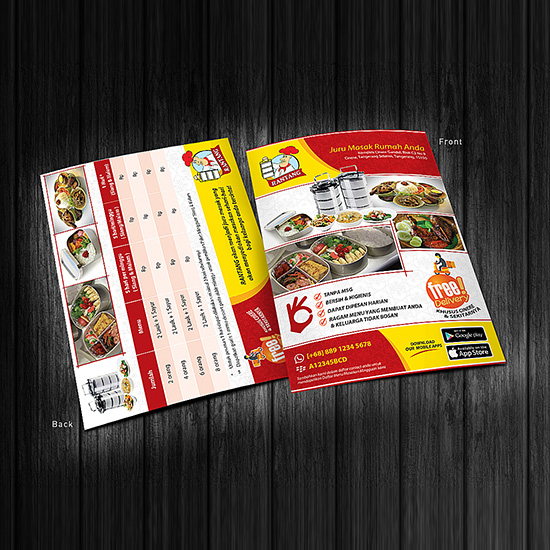 Flyer Kuliner Rantang / Desain